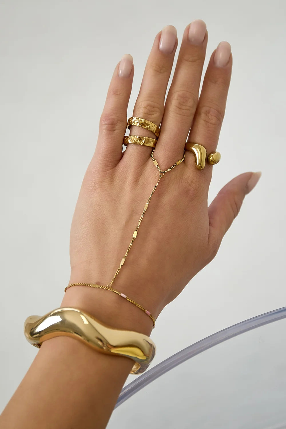 Handchain streepjes