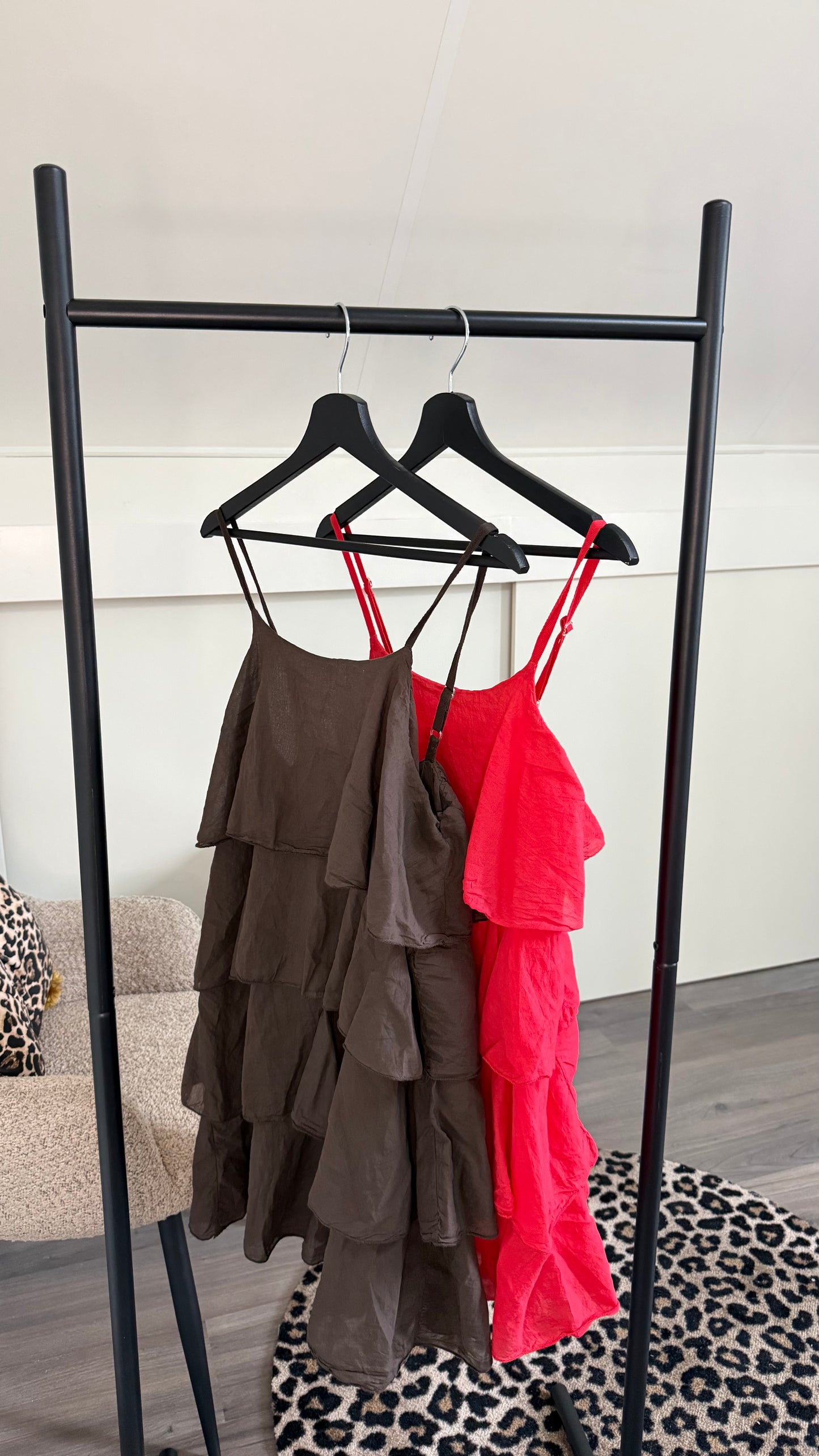 Ruffle jurk