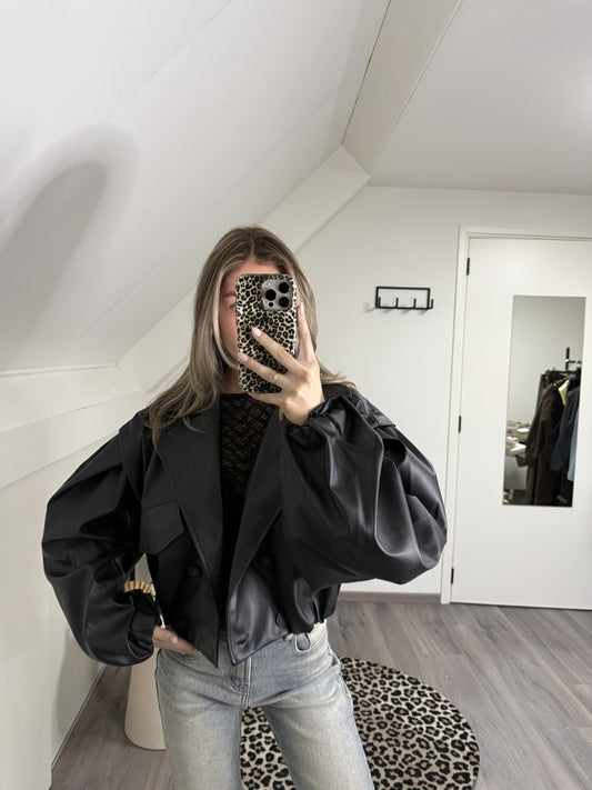 Leren Pofjas