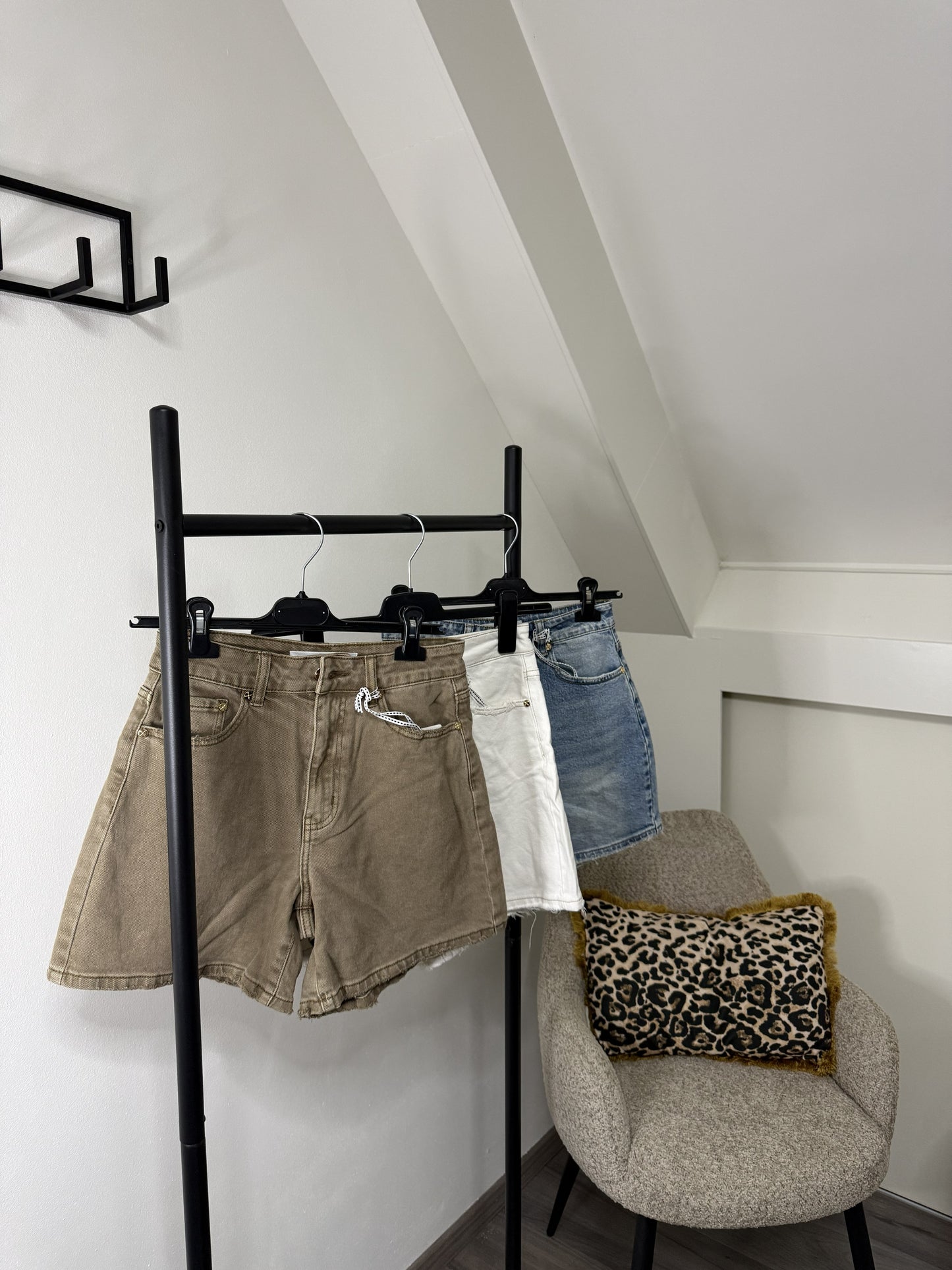 Jort Korte Broek Spijker/Bruin/Wit