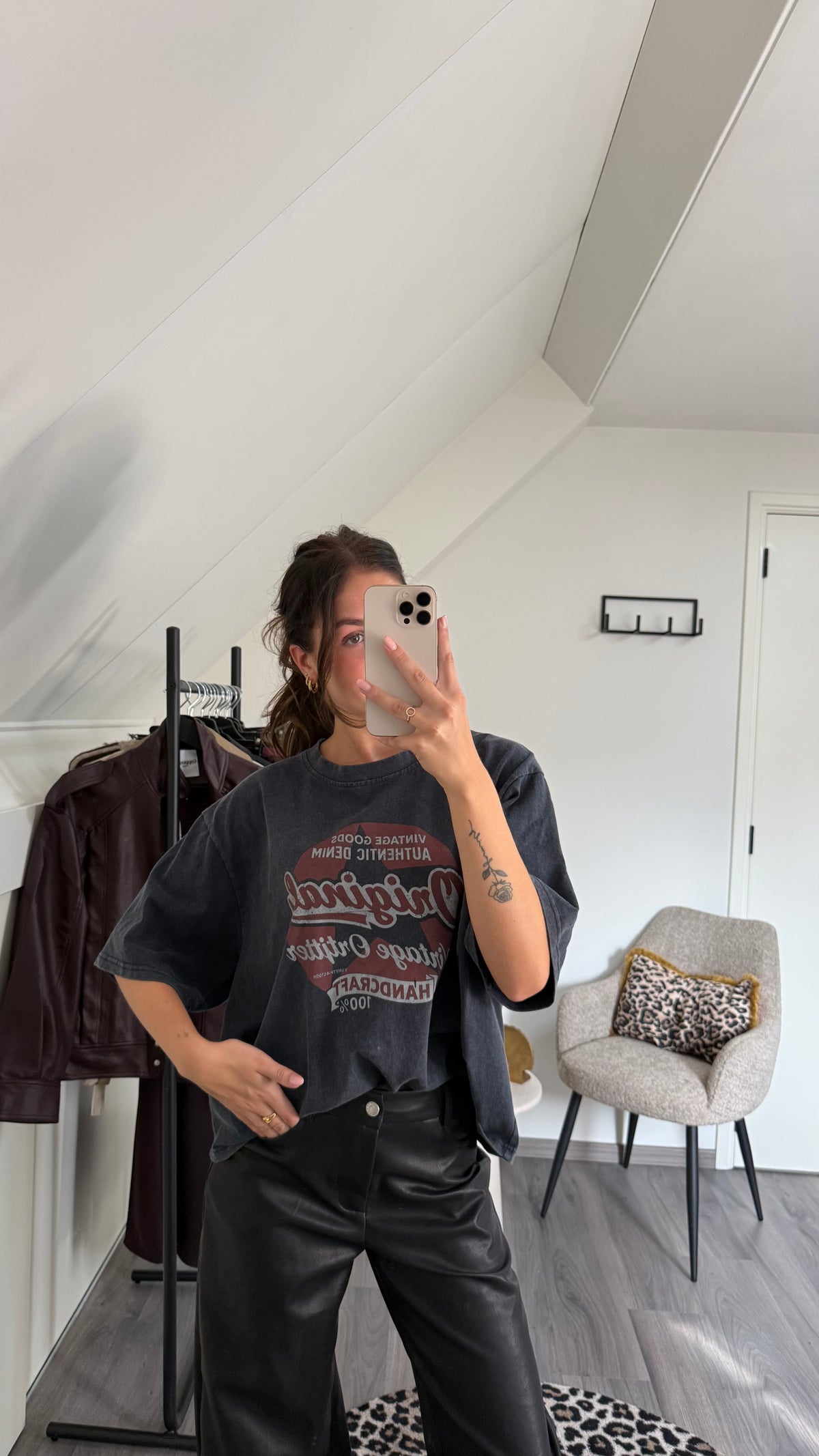 T-Shirt Navy/Grey