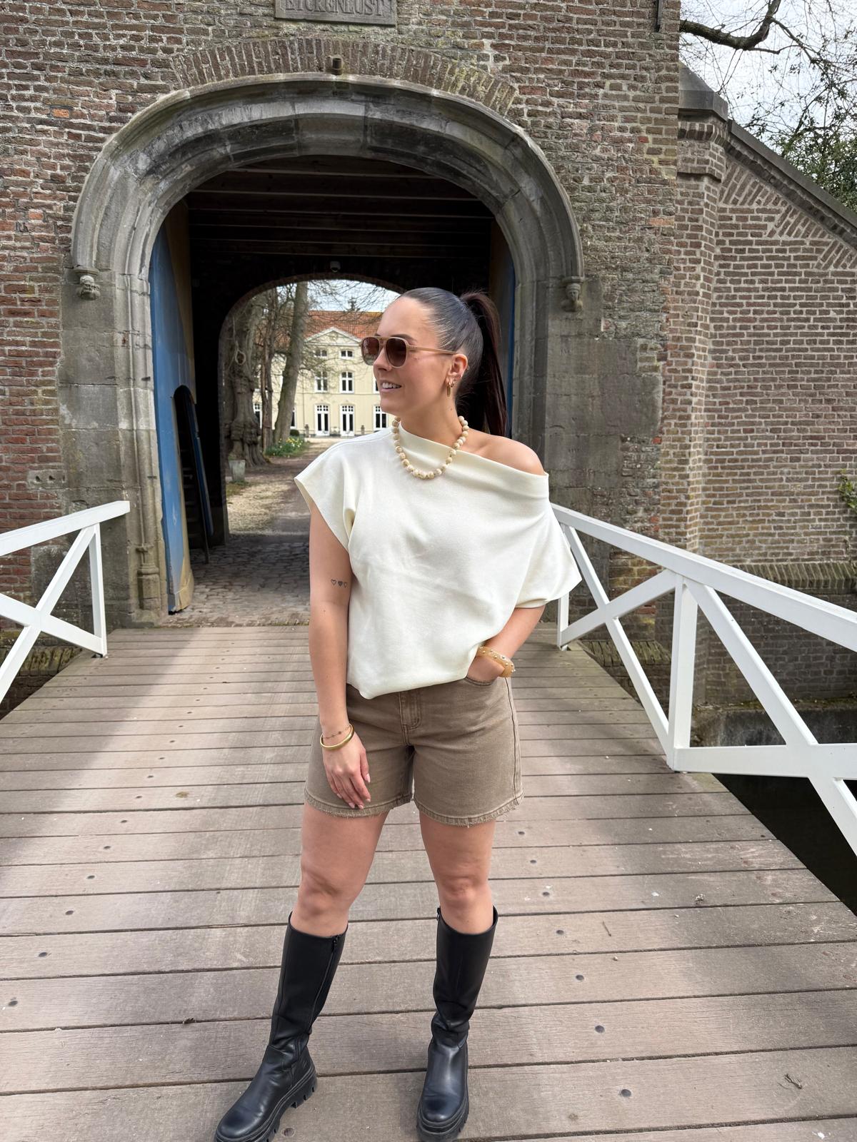 Jort Korte Broek Spijker/Bruin/Wit